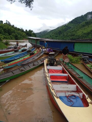 Arrivée à destination après 30 minutes de navigation à toute vitesse