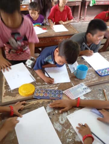 Ambiance studieuse et joyeuse